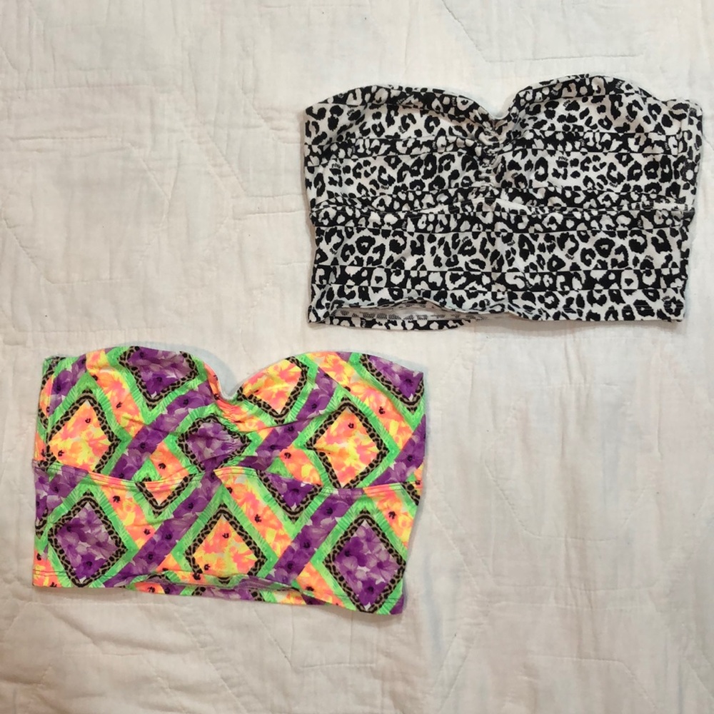 Set of two Victoria Secret Pink Bandeau tops